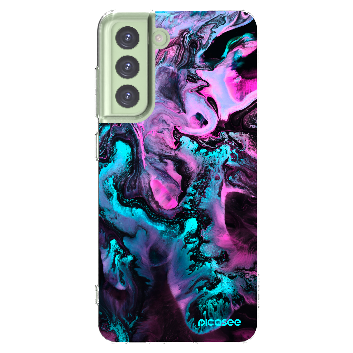 Picasee silikonowe przeźroczyste etui na Samsung Galaxy S21 FE 5G - Lean