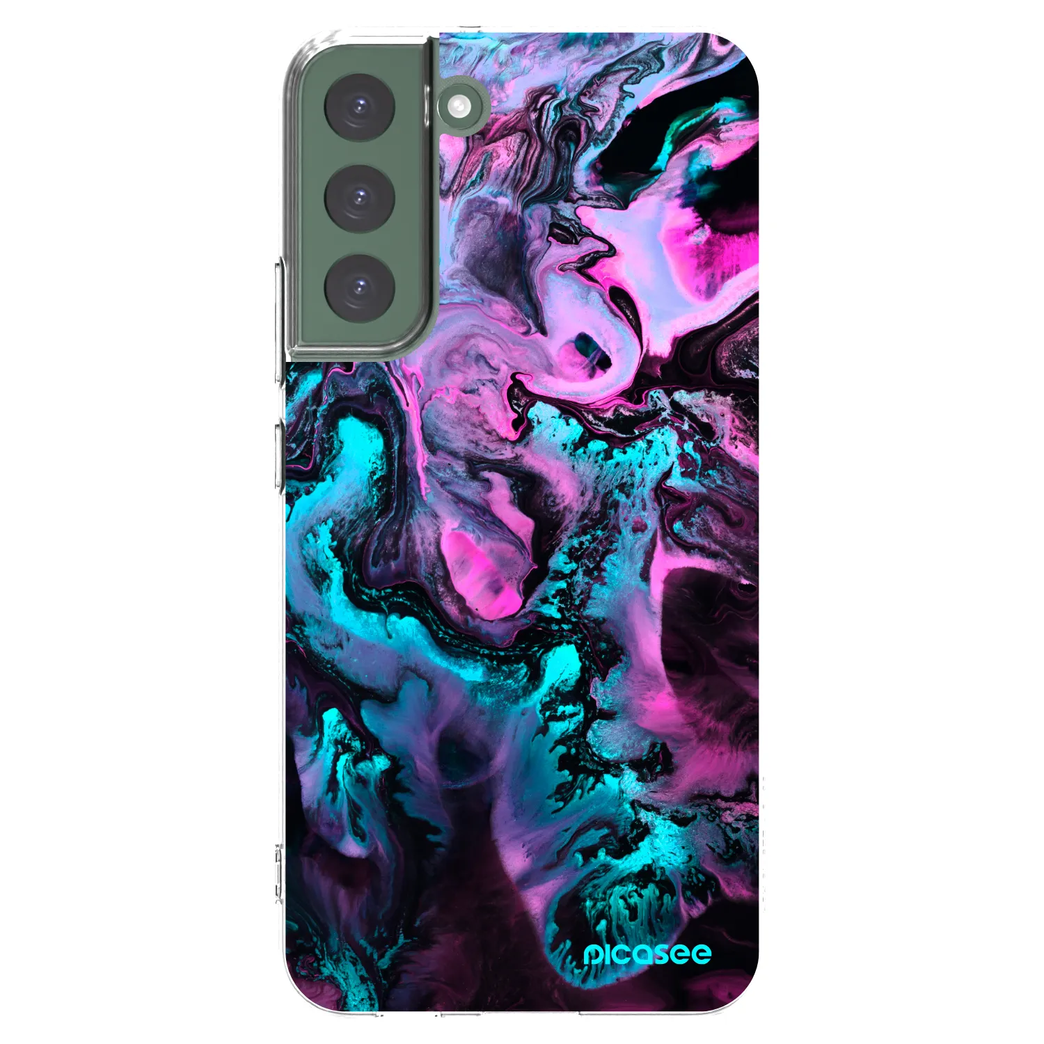 Picasee silikonowe przeźroczyste etui na Samsung Galaxy S22+ 5G - Lean