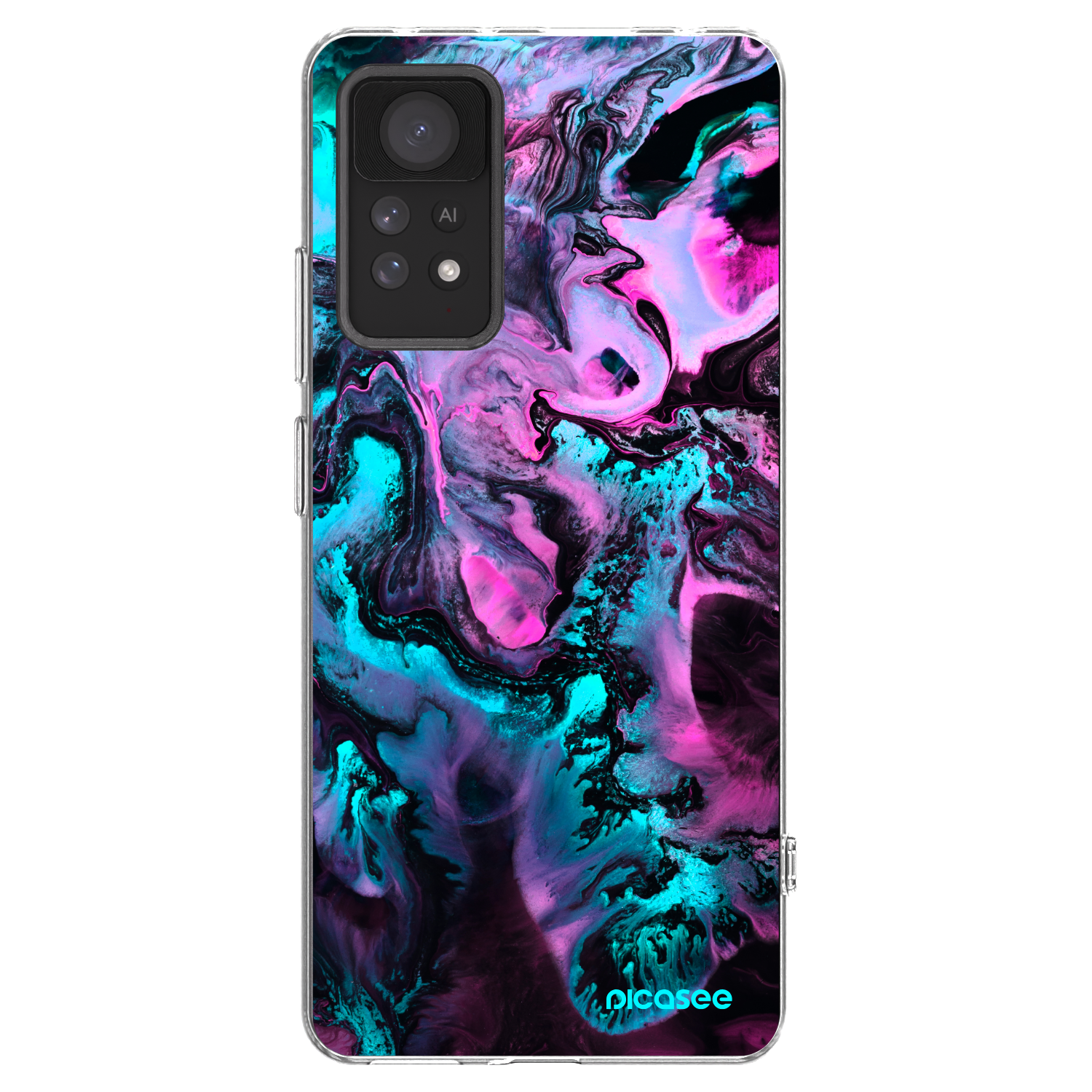 Picasee silikonowe przeźroczyste etui na Xiaomi Redmi Note 11 Pro 5G - Lean