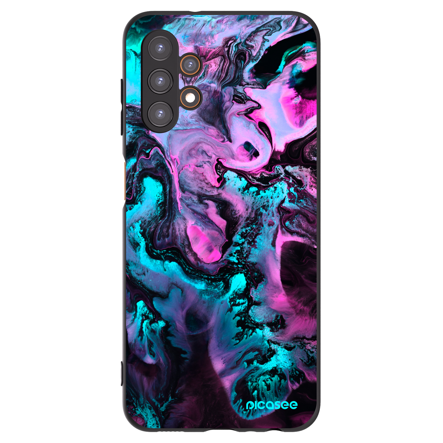 Picasee silikonowe czarne etui na Samsung Galaxy A13 4G A135 - Lean
