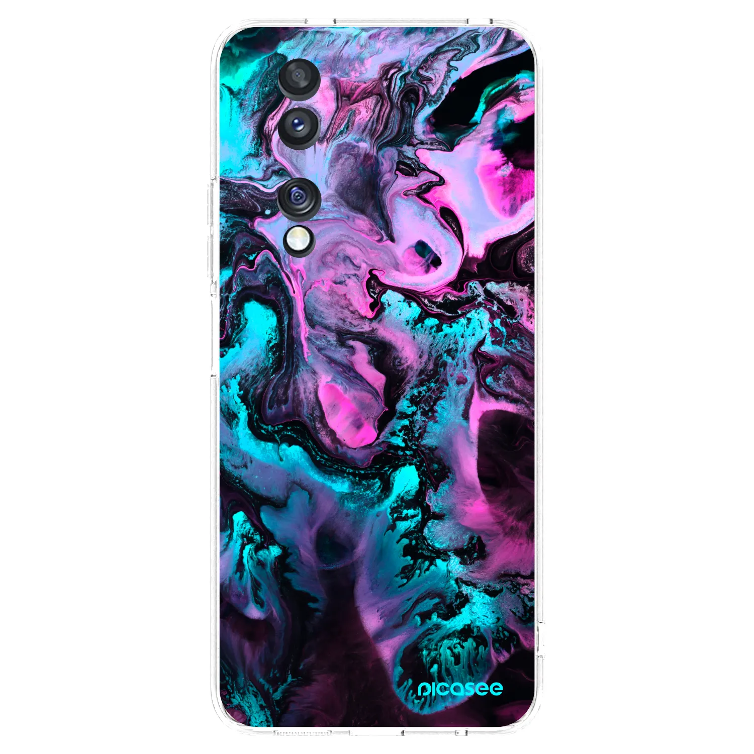 Picasee silikonowe przeźroczyste etui na Honor 70 - Lean