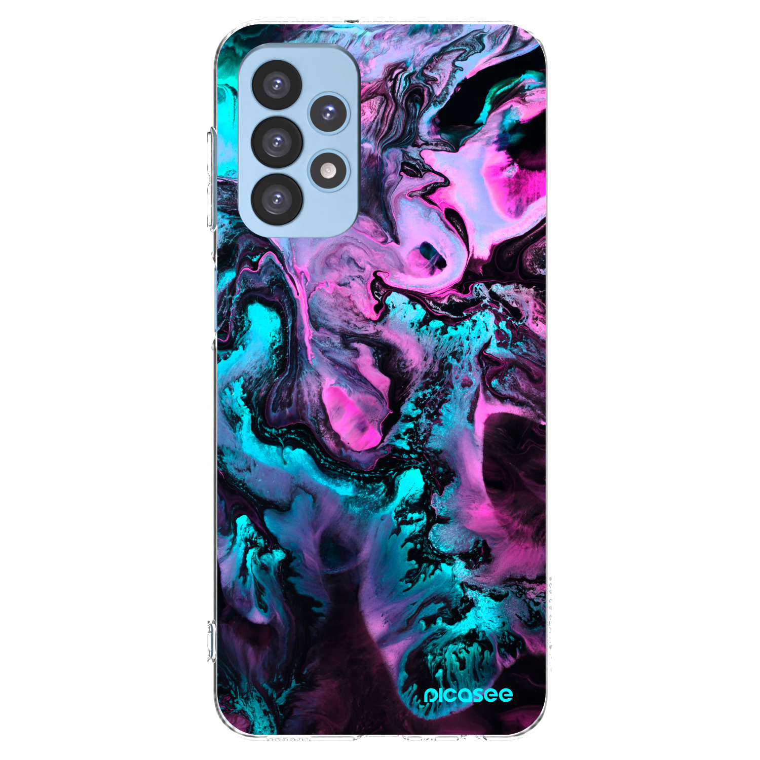 Picasee silikonowe przeźroczyste etui na Samsung Galaxy A23 A235F 4G - Lean
