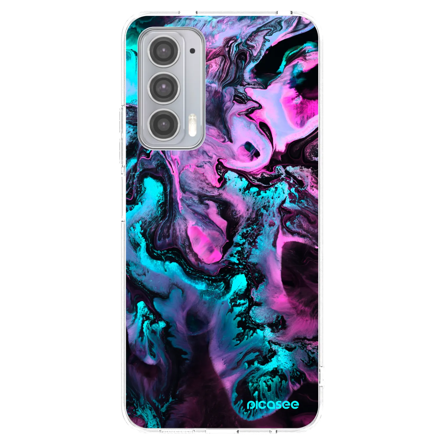 Picasee silikonowe przeźroczyste etui na Motorola Edge 20 - Lean