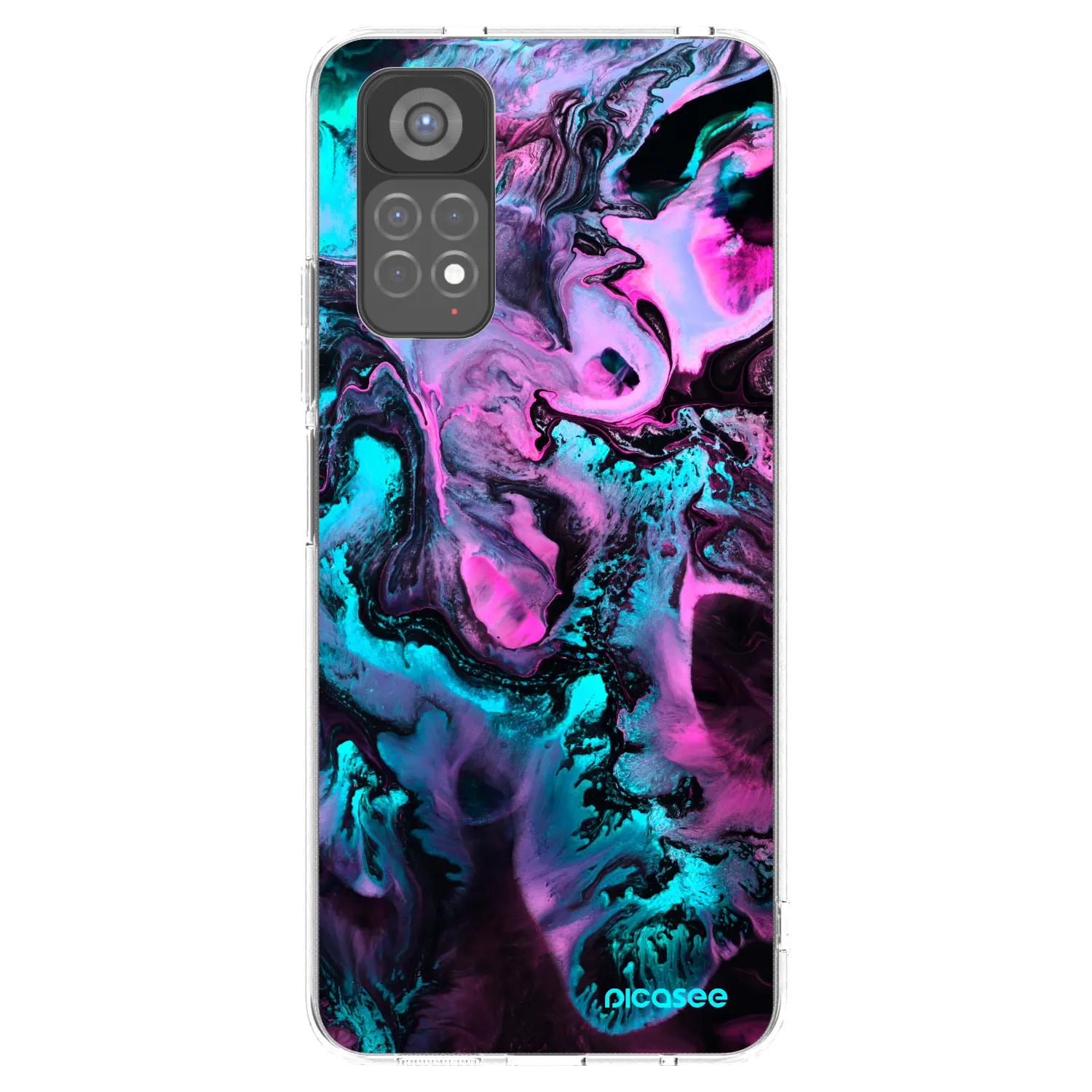 Picasee silikonowe przeźroczyste etui na Xiaomi Redmi Note 11S 5G - Lean