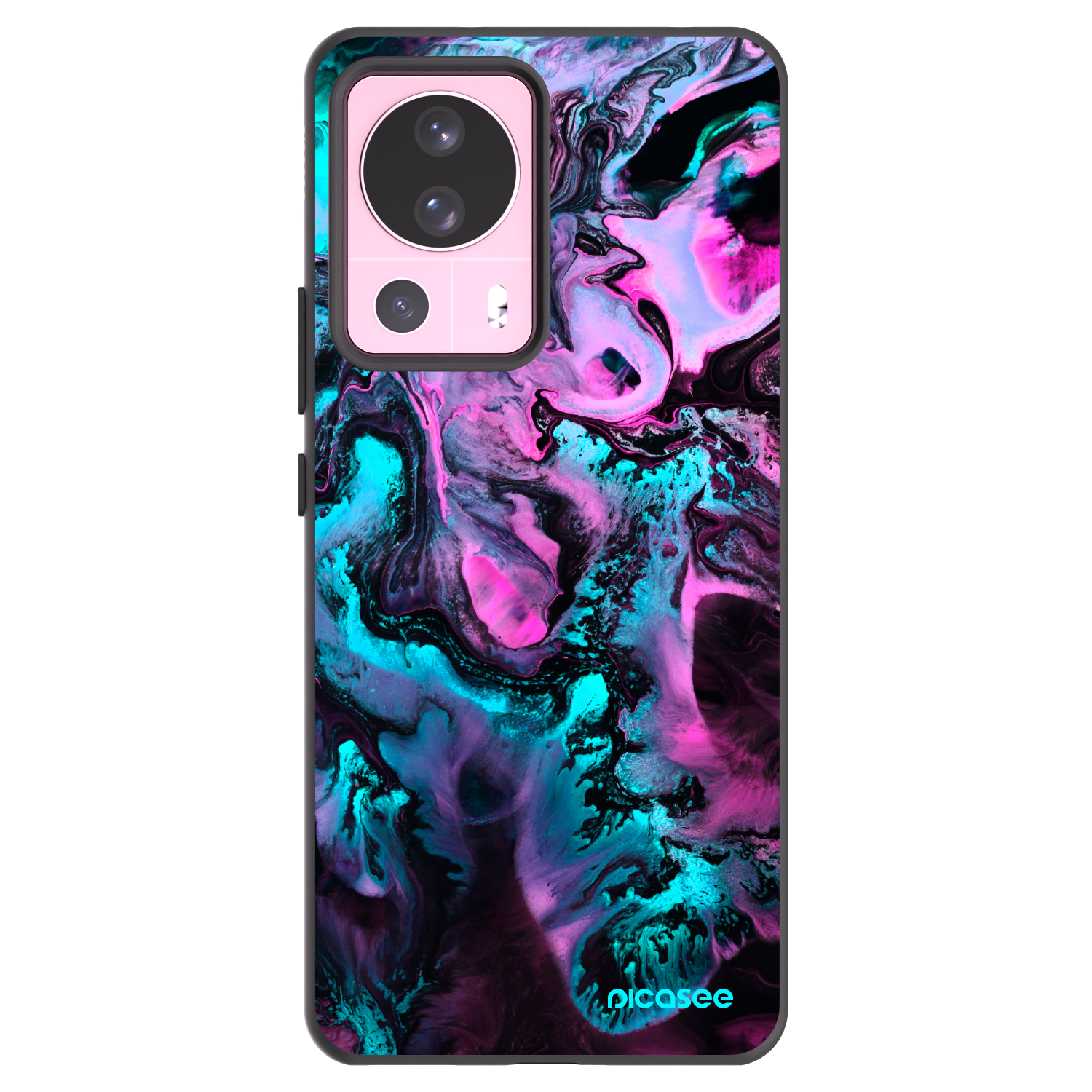 Picasee silikonowe czarne etui na Xiaomi 13 Lite - Lean