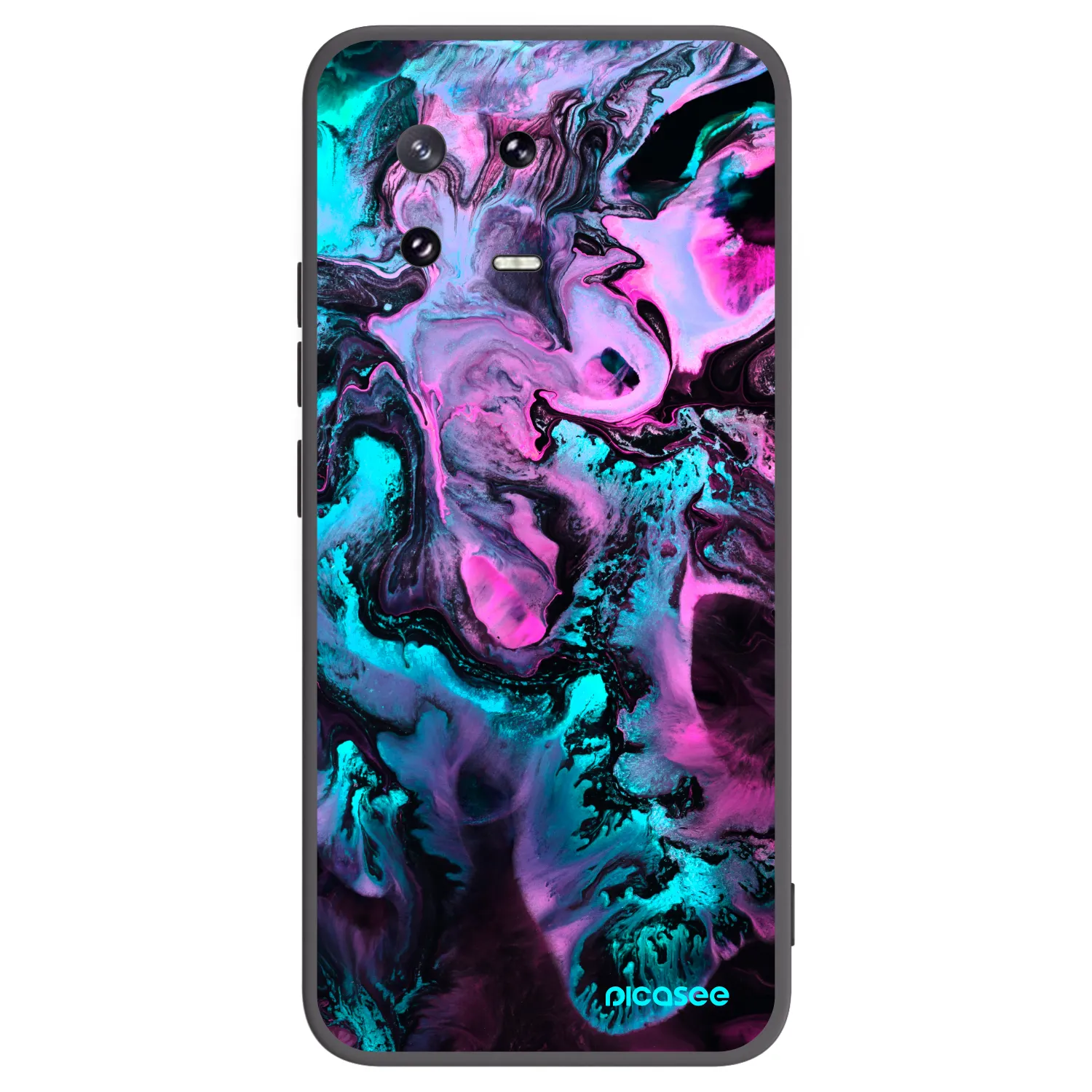 Picasee silikonowe czarne etui na Xiaomi 13 Pro - Lean