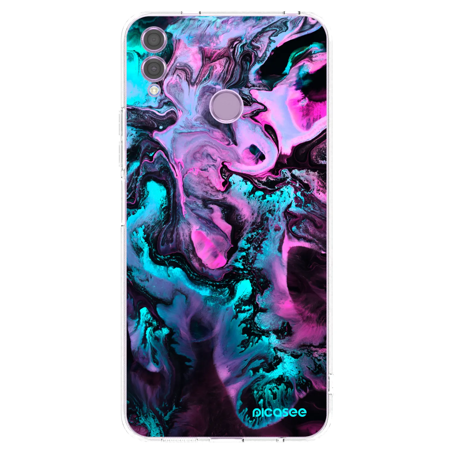 Picasee silikonowe przeźroczyste etui na Honor 8X - Lean