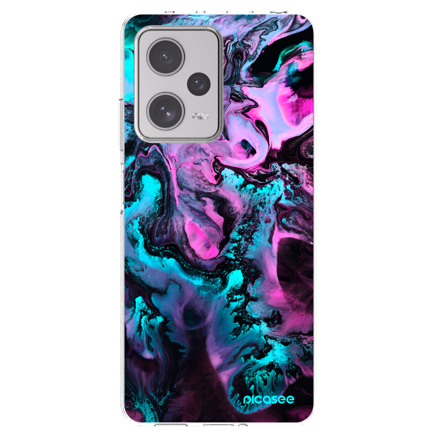 Picasee silikonowe przeźroczyste etui na Xiaomi Redmi Note 12 Pro+ 5G - Lean