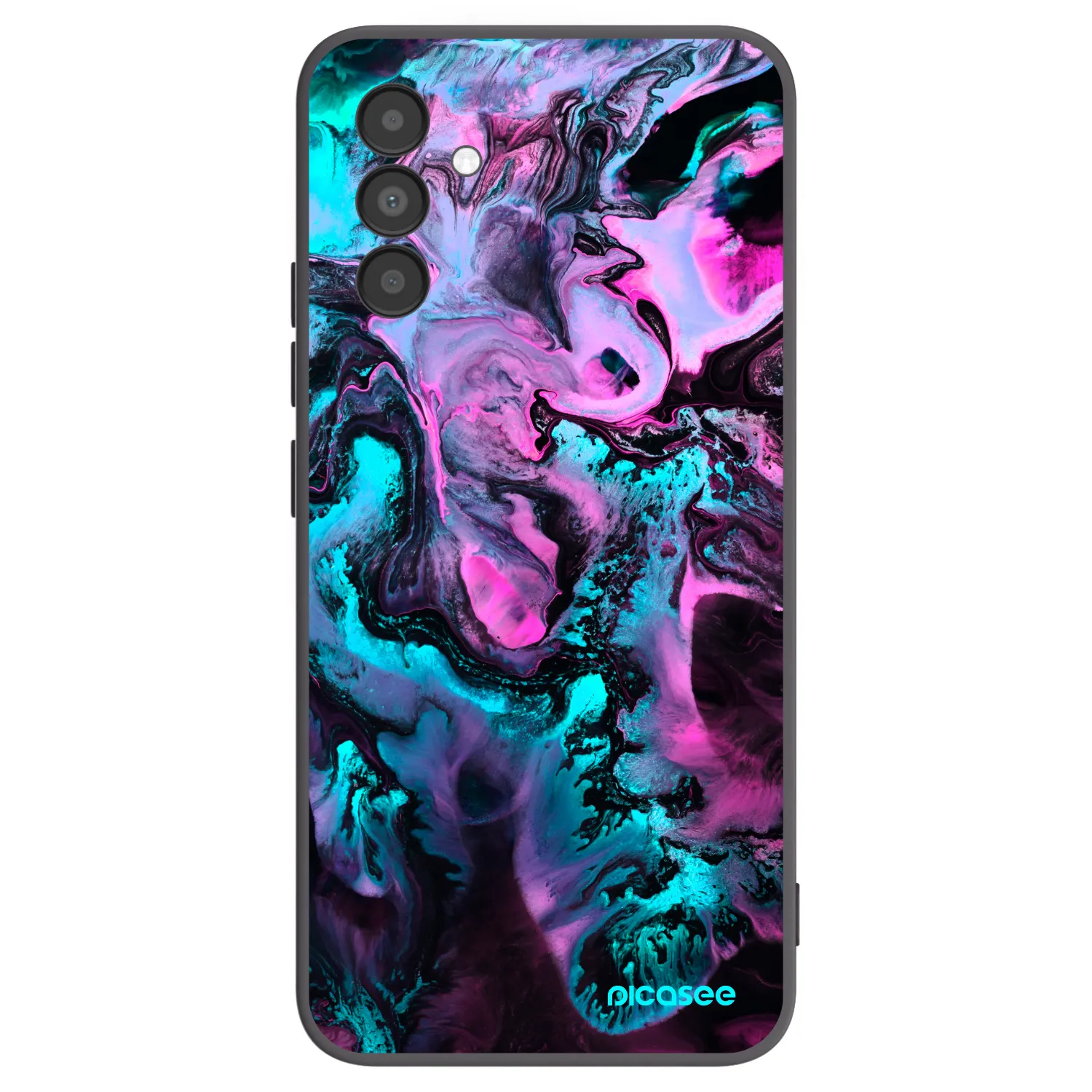 Picasee silikonowe czarne etui na Samsung Galaxy A04s A047F - Lean