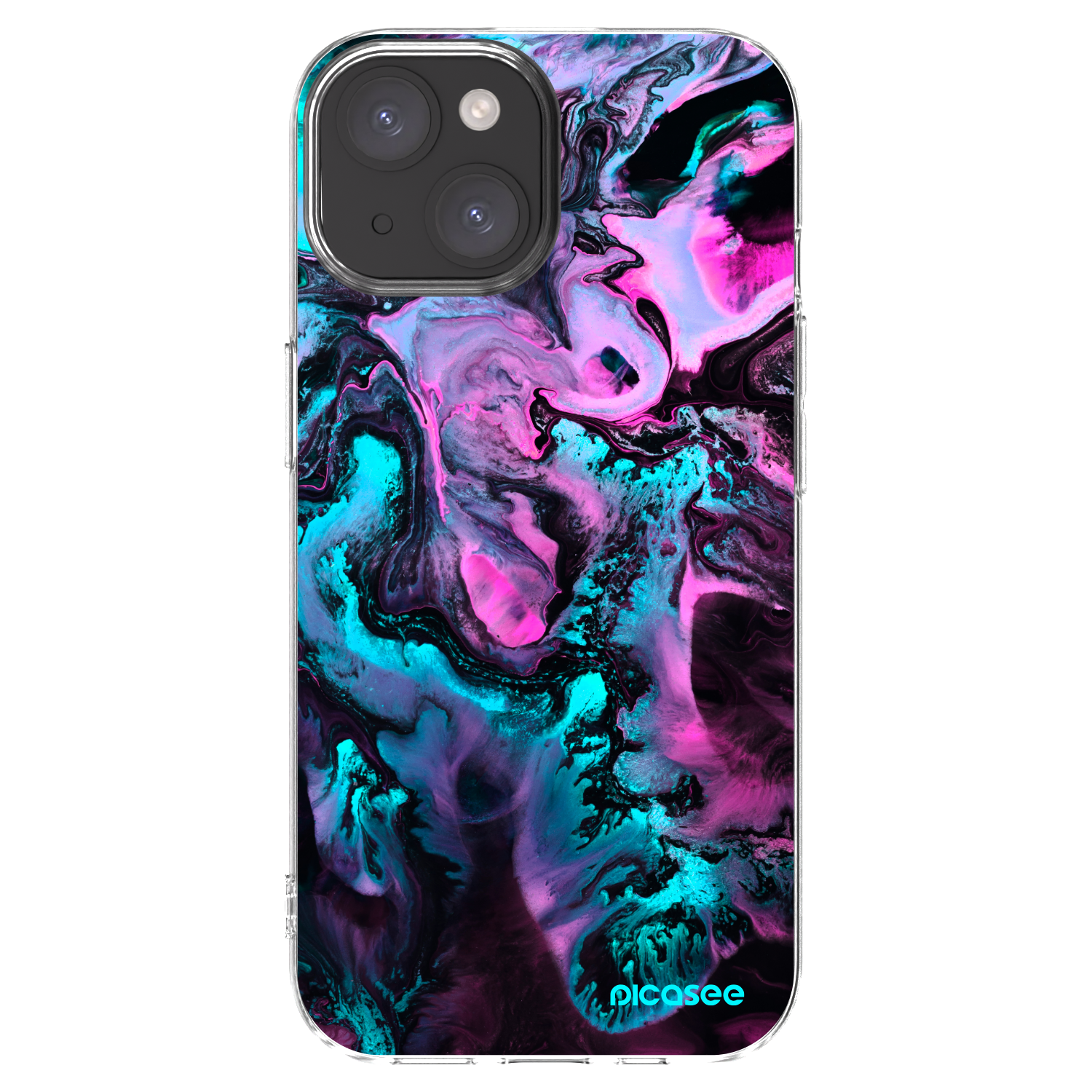 Picasee silikonowe przeźroczyste etui na Apple iPhone 15 - Lean