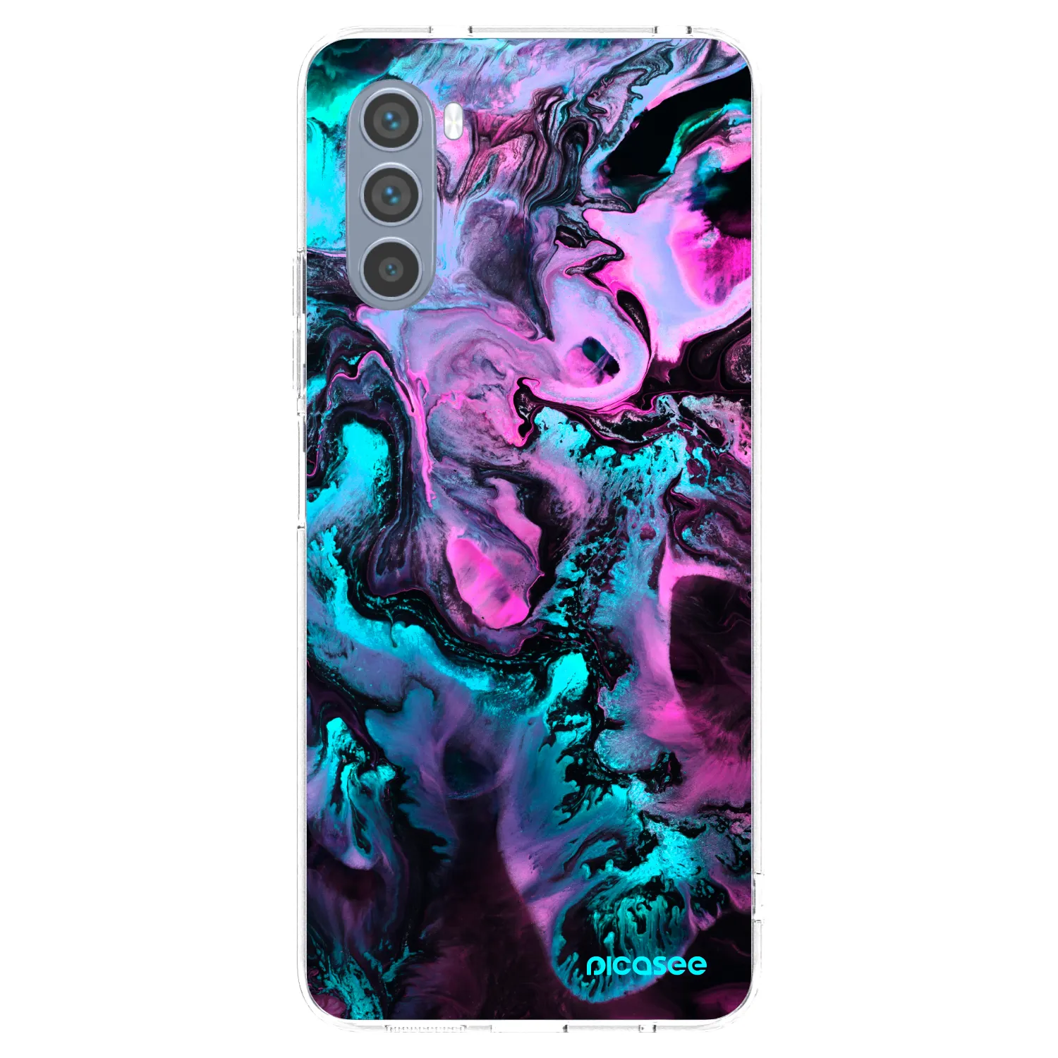 Picasee silikonowe przeźroczyste etui na Motorola Moto G62 - Lean