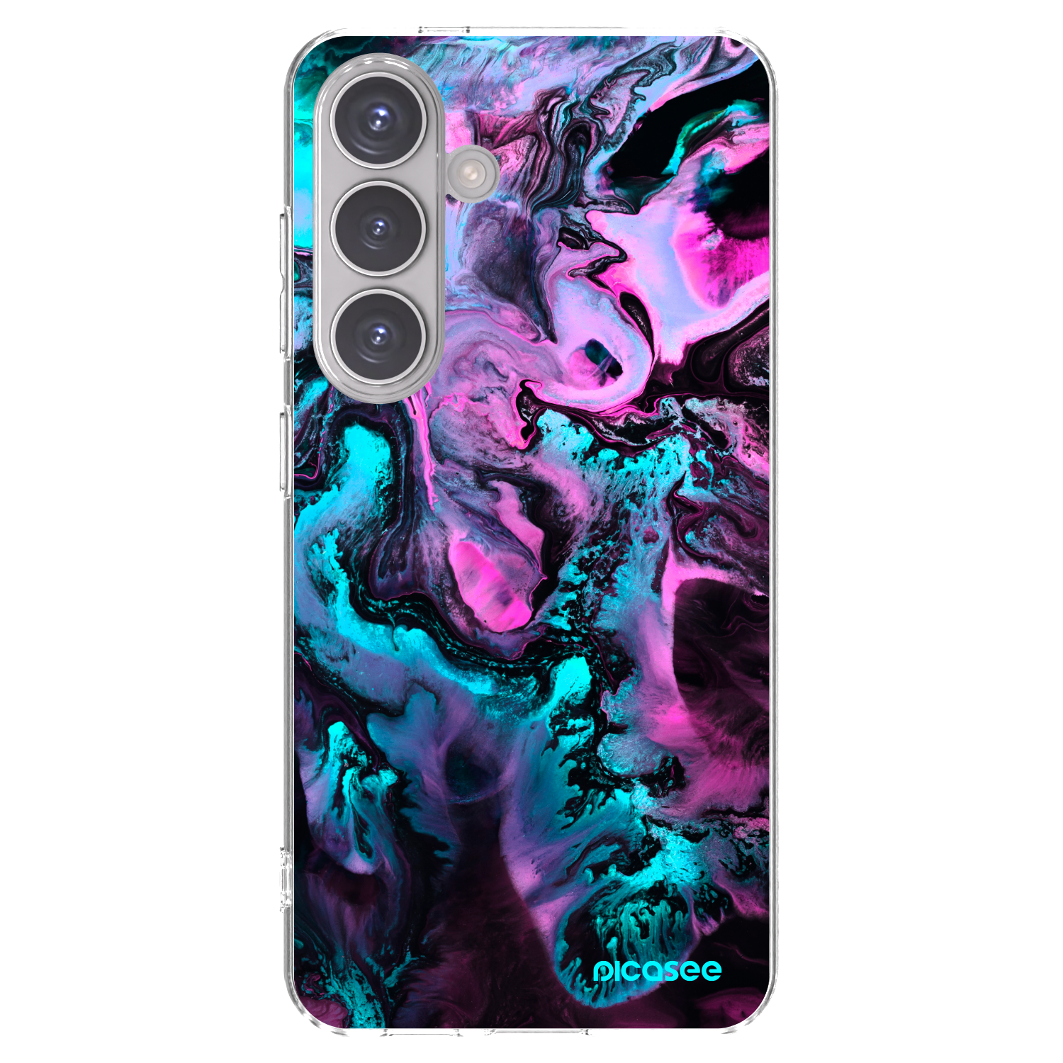 Picasee silikonowe przeźroczyste etui na Samsung Galaxy S24 S921B 5G - Lean