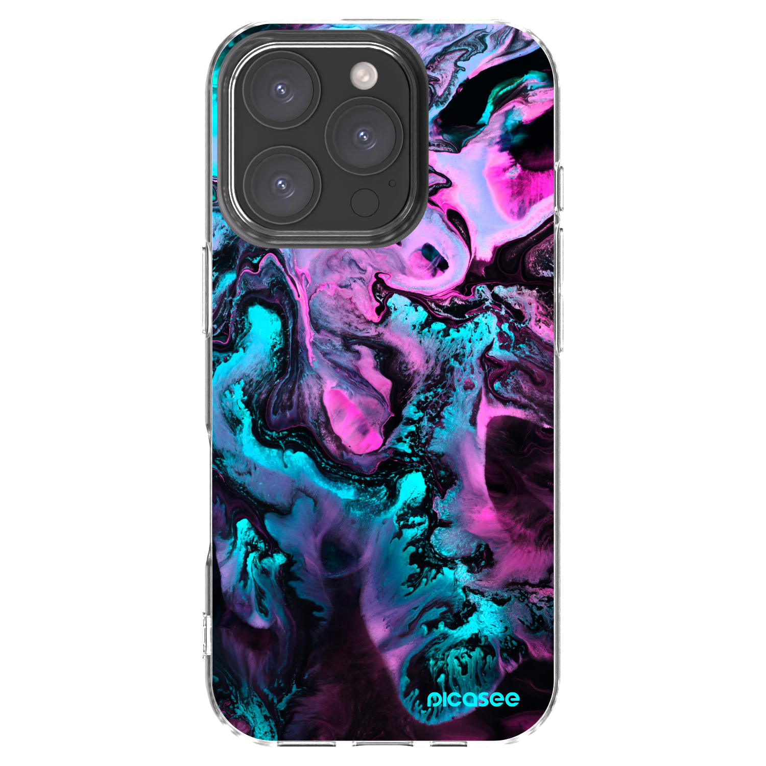 Picasee silikonowe przeźroczyste etui na Apple iPhone 16 Pro - Lean