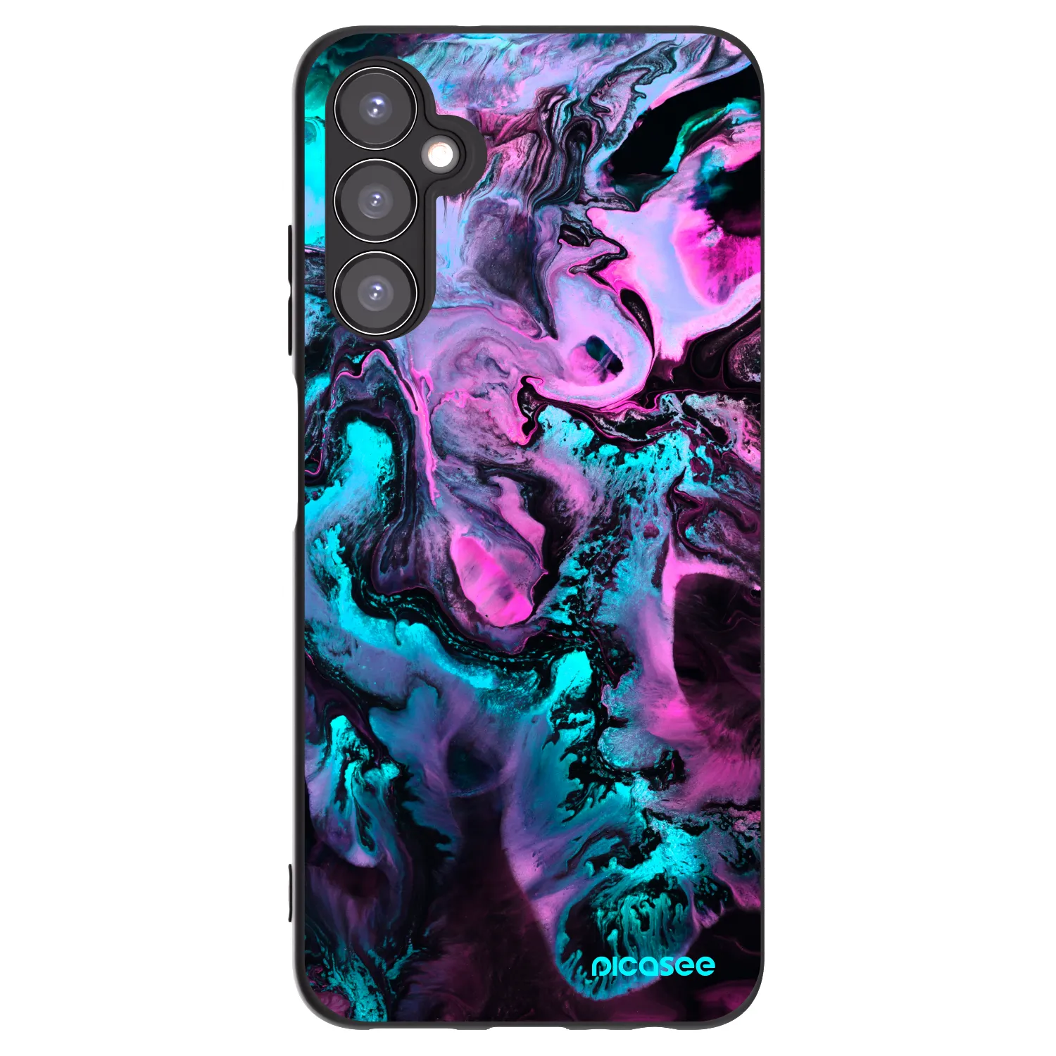 Picasee silikonowe czarne etui na Samsung Galaxy A05s A057G - Lean