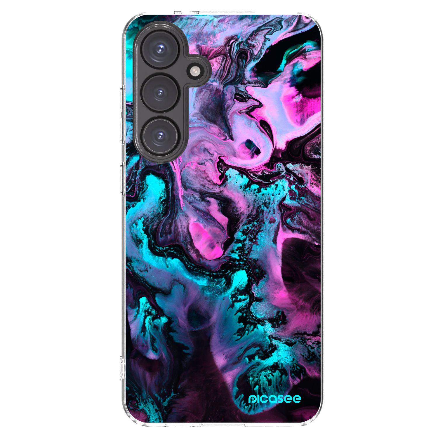 Picasee silikonowe przeźroczyste etui na Samsung Galaxy S24 FE S721B - Lean