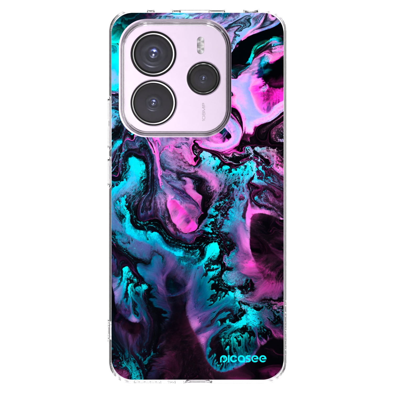 Picasee silikonowe przeźroczyste etui na Xiaomi Redmi Note 14 5G - Lean
