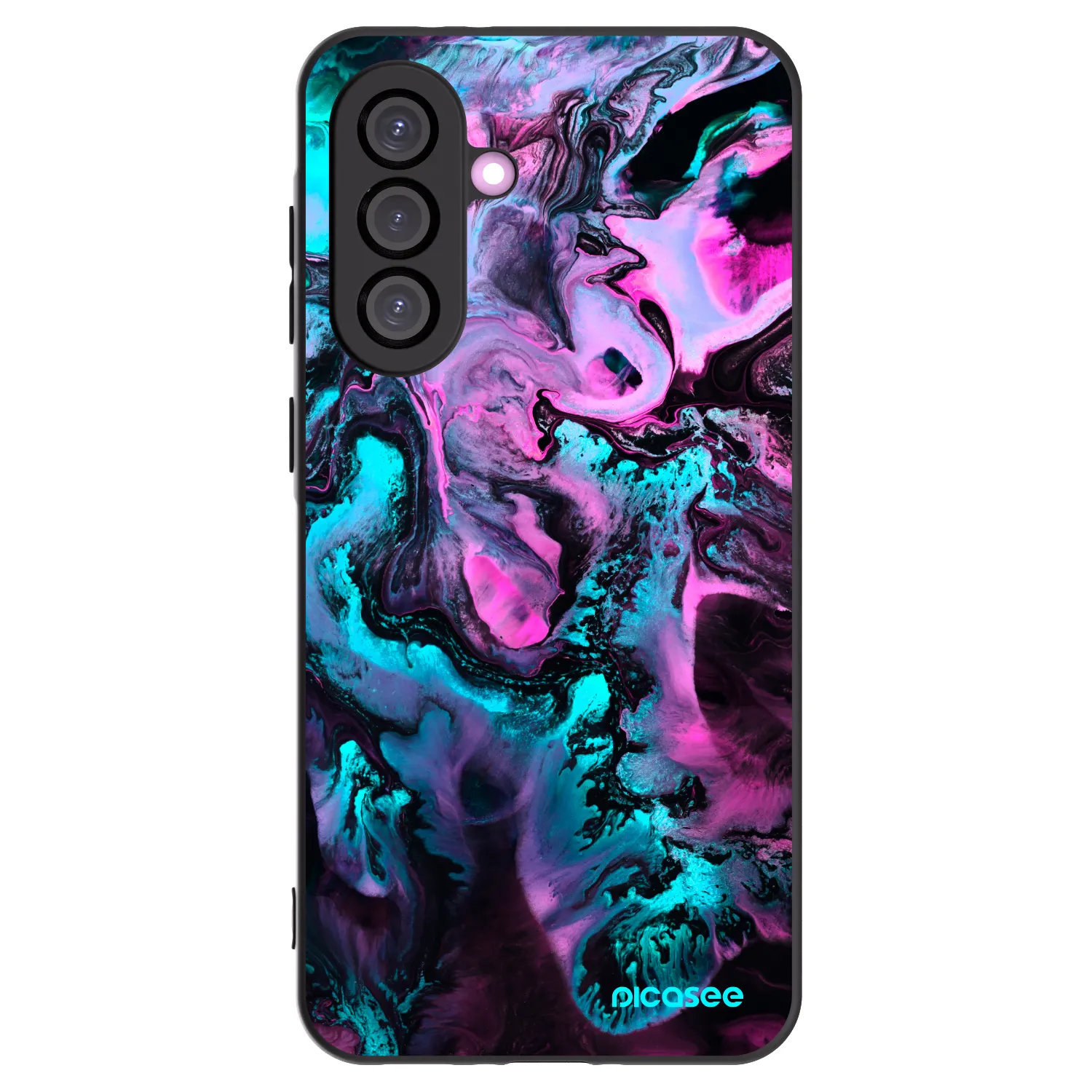 Picasee silikonowe czarne etui na Samsung Galaxy A56 5G A566B - Lean