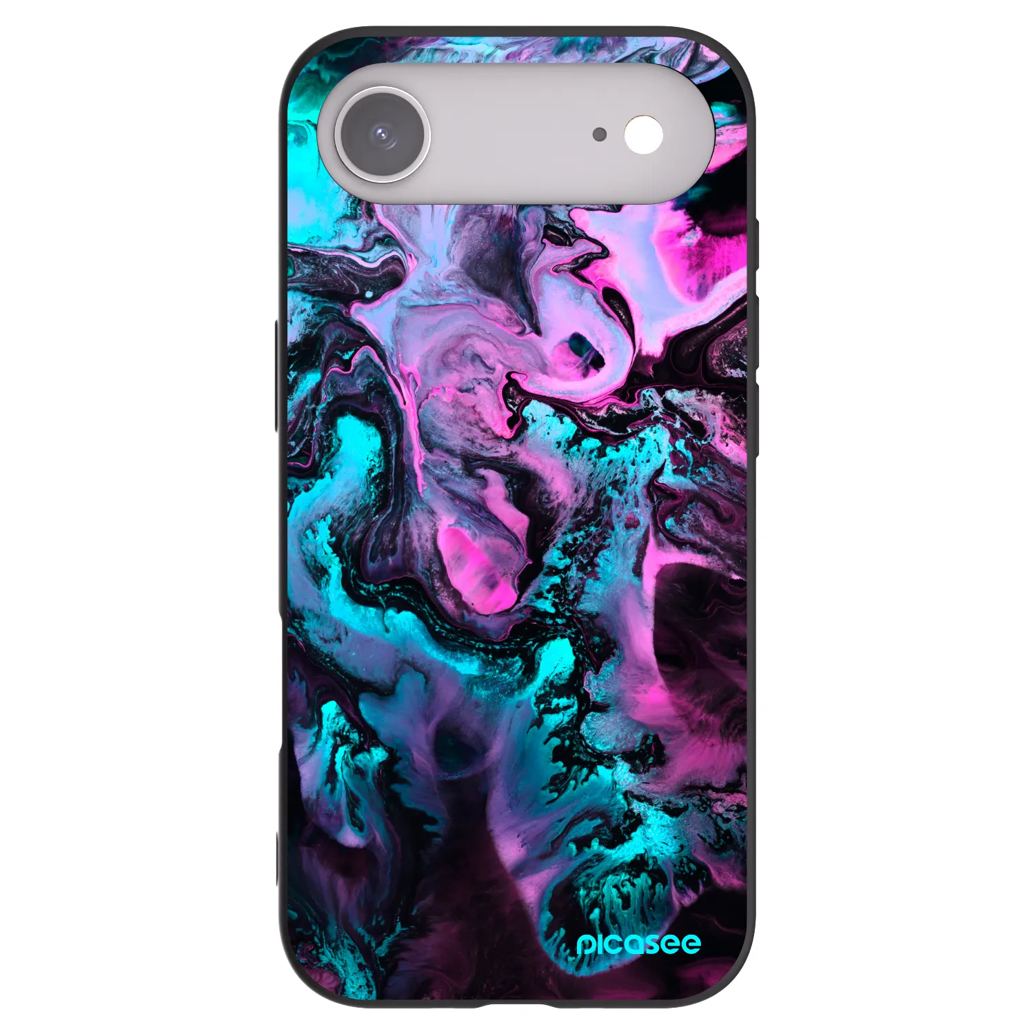 Picasee silikonowe czarne etui na Apple iPhone Air - Lean