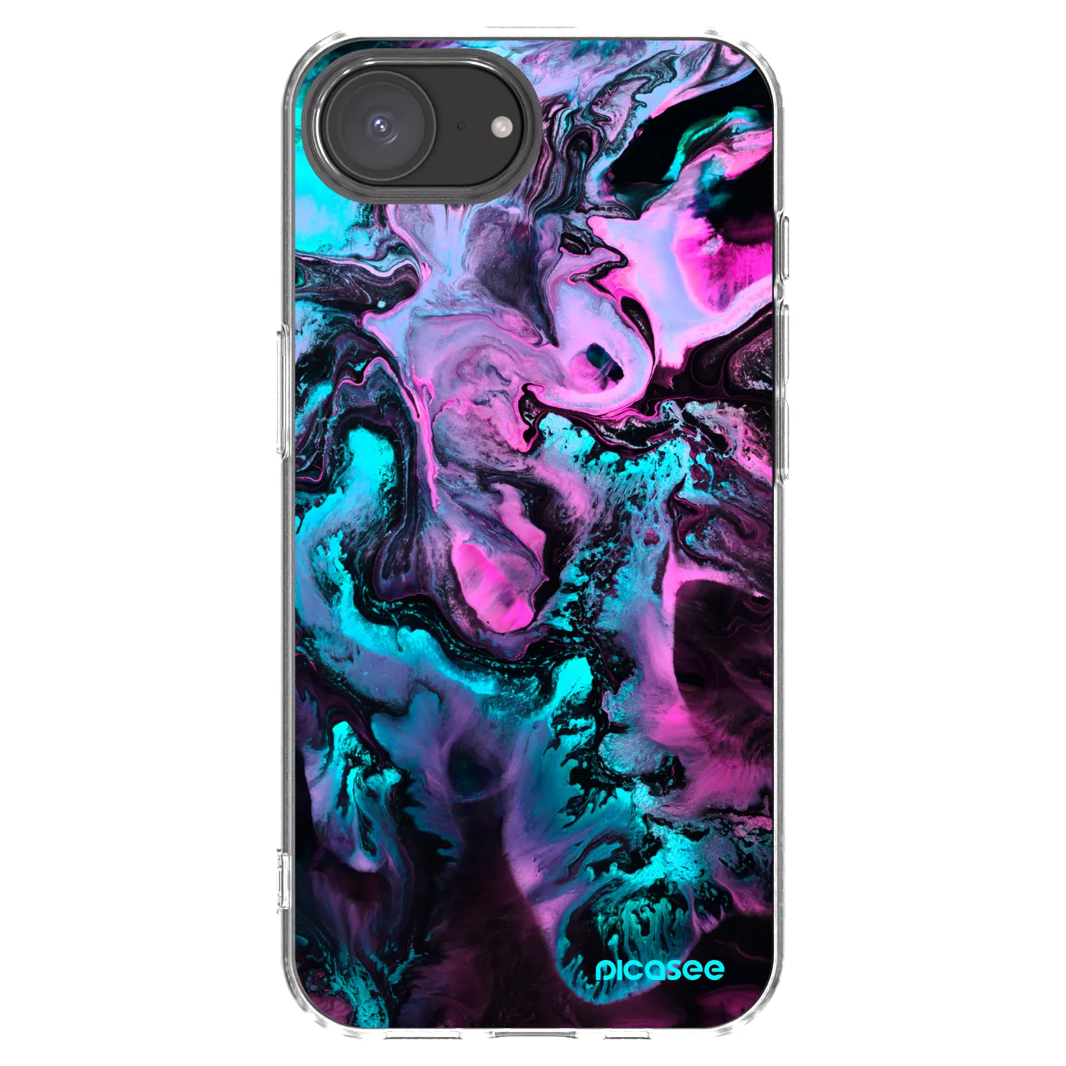 Picasee silikonowe przeźroczyste etui na Apple iPhone 17e - Lean