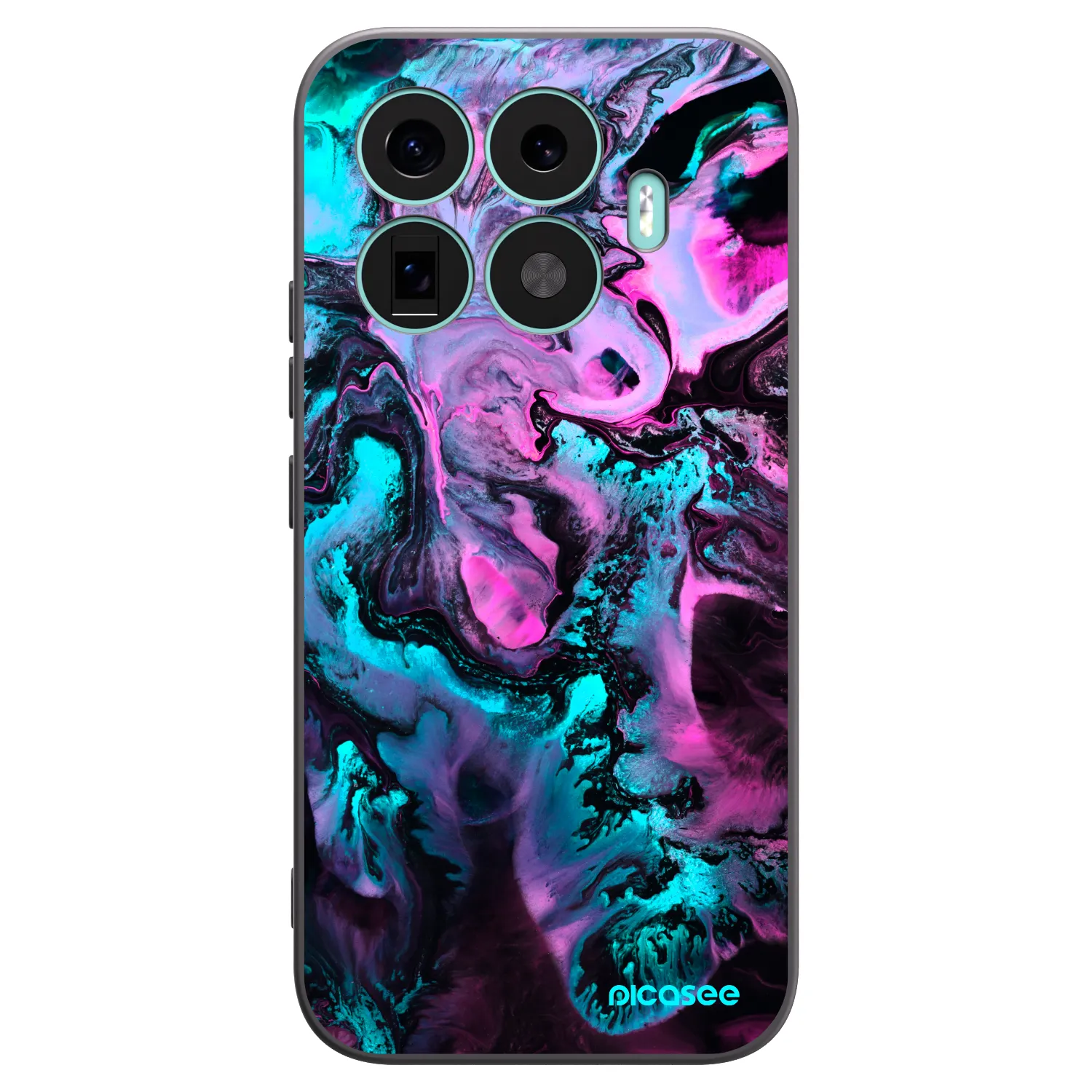 Picasee silikonowe czarne etui na Xiaomi 17T - Lean