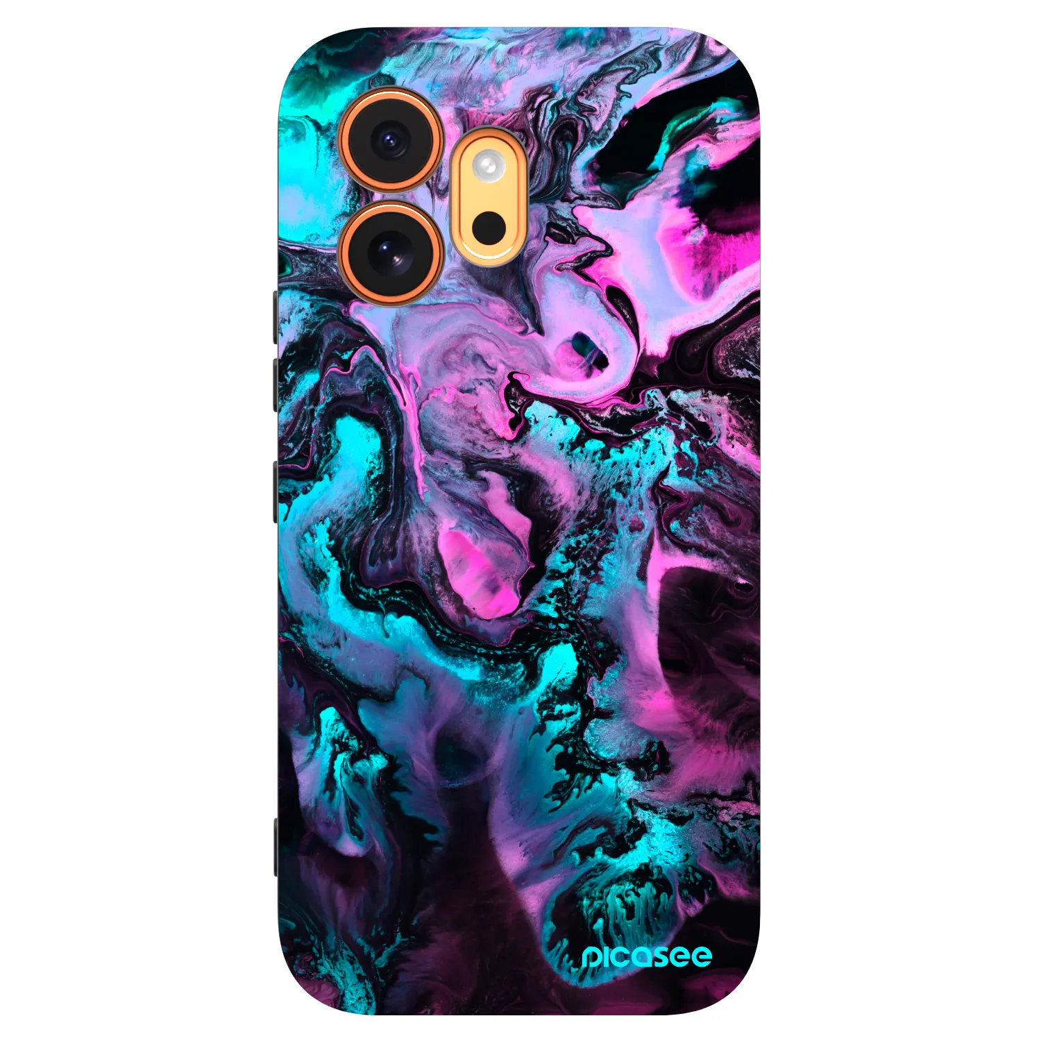 Picasee silikonowe czarne etui na Honor 600 - Lean