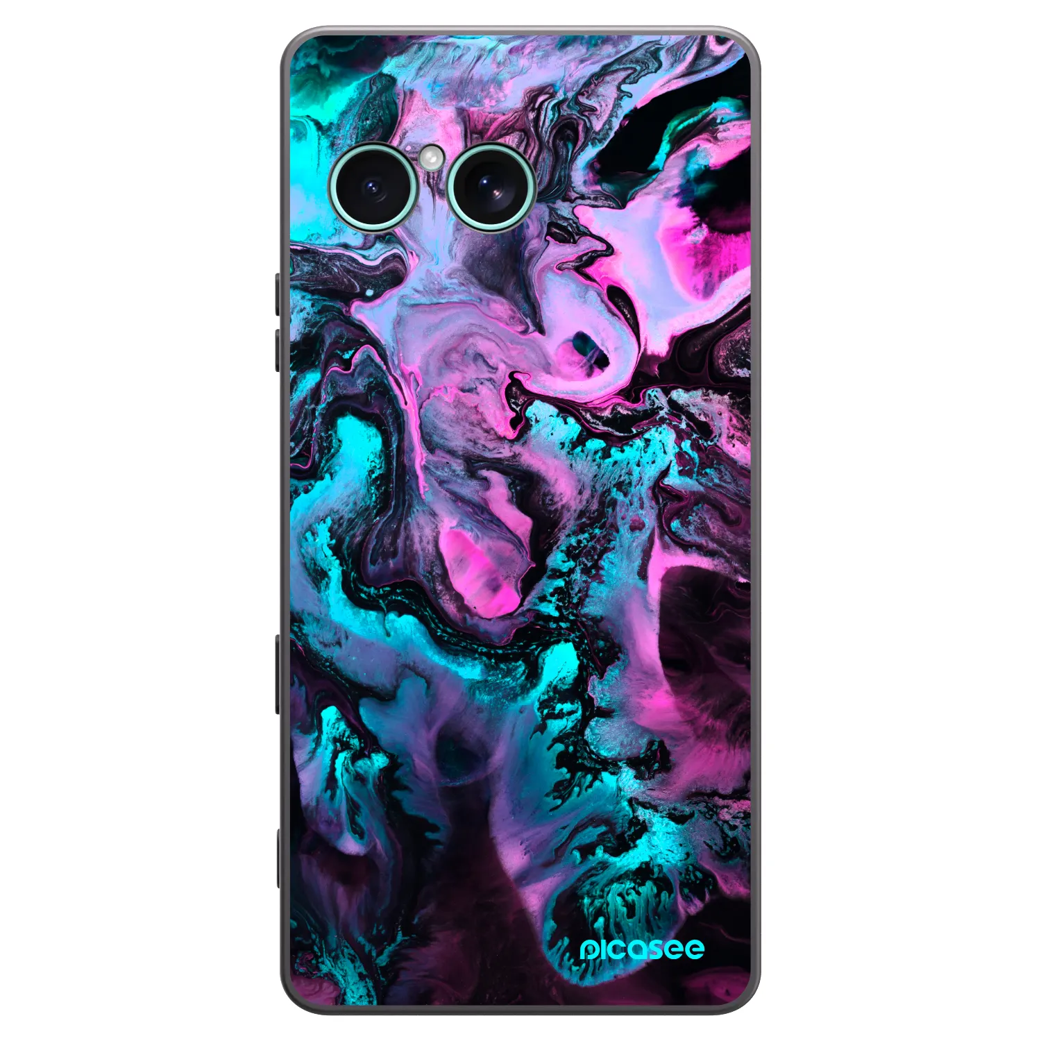Picasee silikonowe czarne etui na Sony Xperia 10 VII - Lean