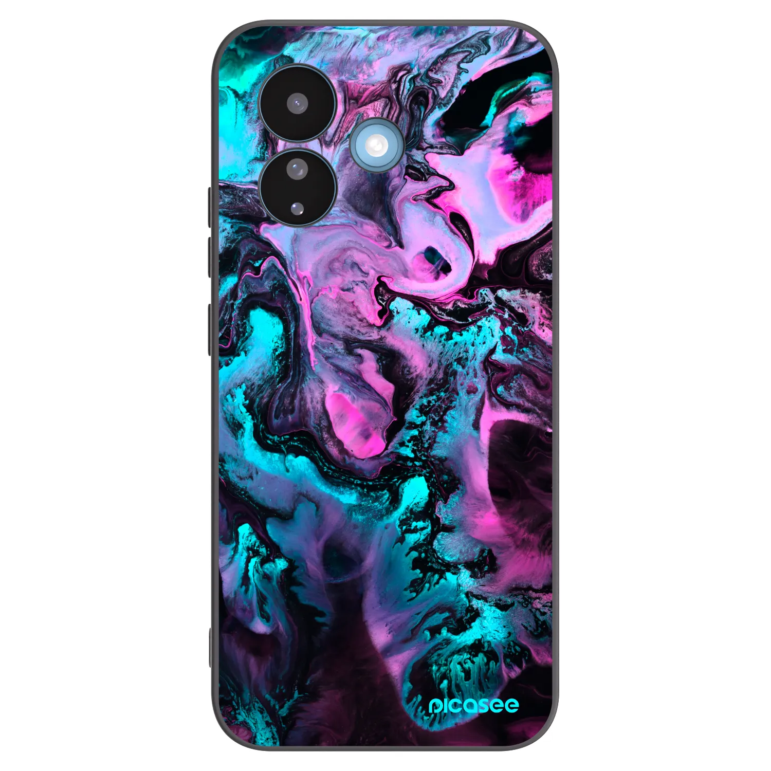 Picasee silikonowe czarne etui na Xiaomi Redmi Note 17 Pro 5G - Lean