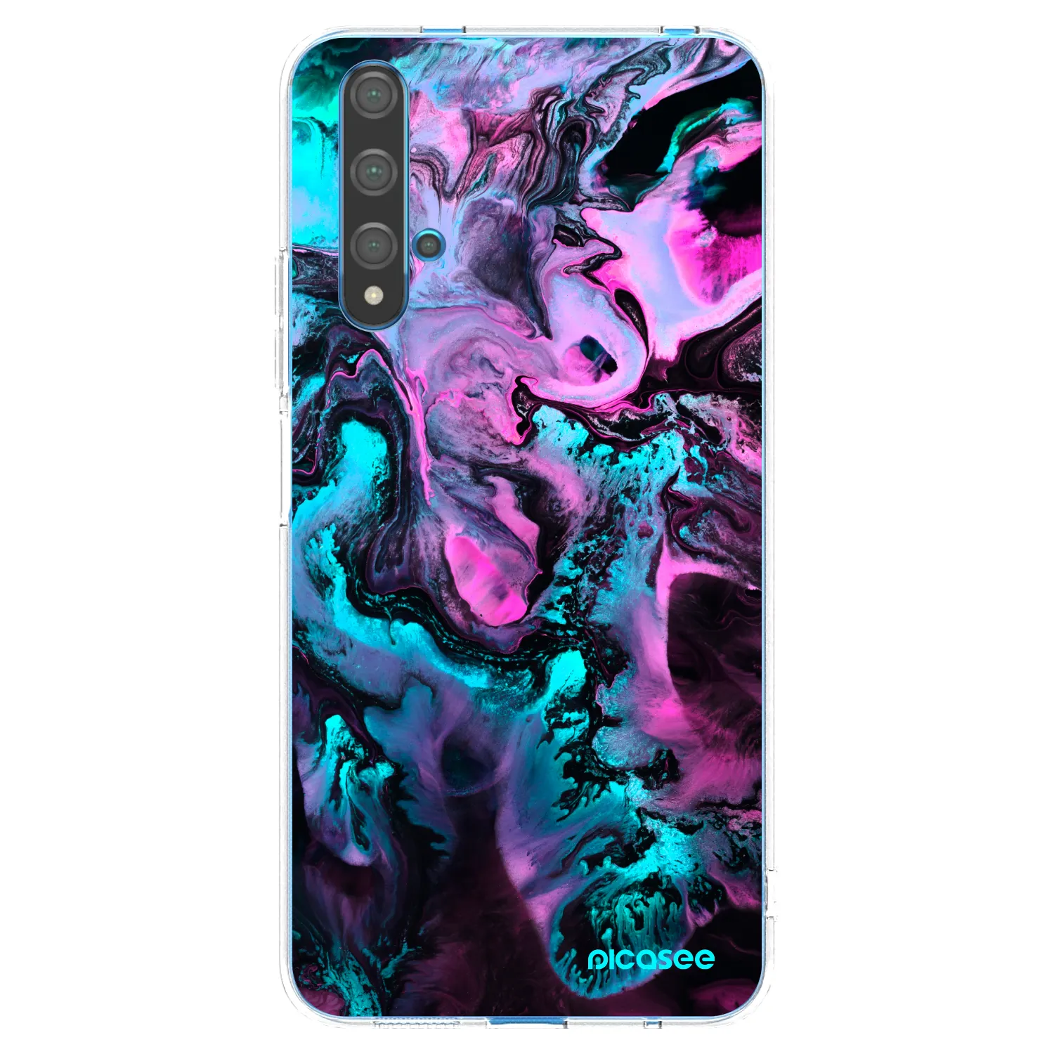 Picasee silikonowe przeźroczyste etui na Huawei Nova 5T - Lean