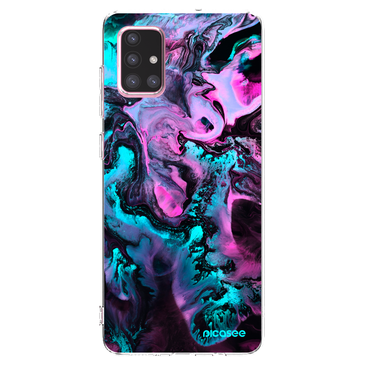 Picasee silikonowe przeźroczyste etui na Samsung Galaxy A71 A715F - Lean