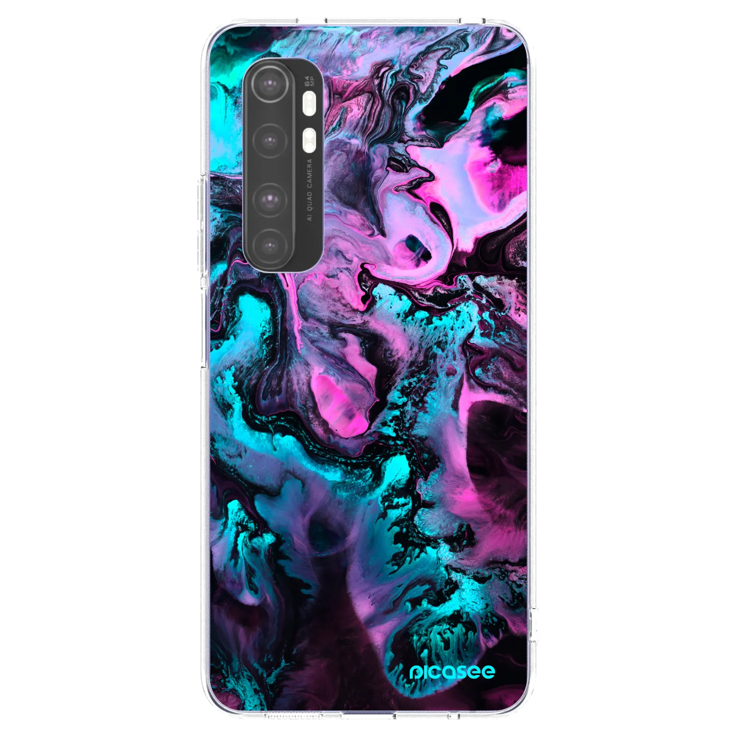 Picasee silikonowe przeźroczyste etui na Xiaomi Mi Note 10 Lite - Lean