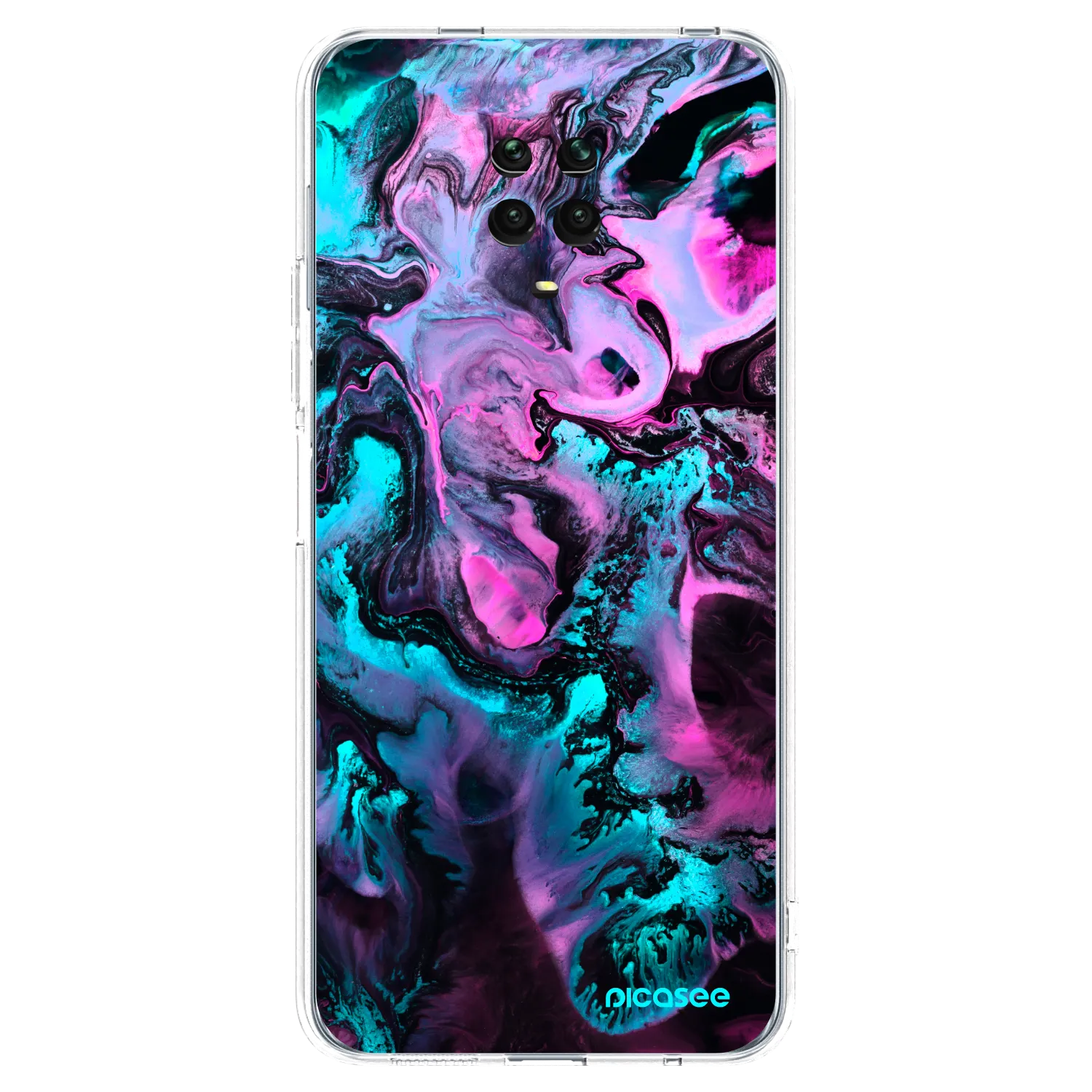 Picasee silikonowe przeźroczyste etui na Xiaomi Redmi Note 9S - Lean