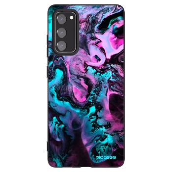 Picasee silikonowe czarne etui na Samsung Galaxy S20 FE - Lean