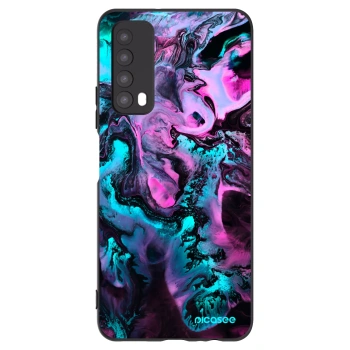 Picasee silikonowe czarne etui na Huawei P Smart 2021 - Lean
