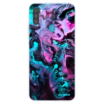 Picasee silikonowe przeźroczyste etui na Samsung Galaxy M11 - Lean