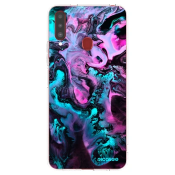 Picasee silikonowe przeźroczyste etui na Samsung Galaxy A20s - Lean