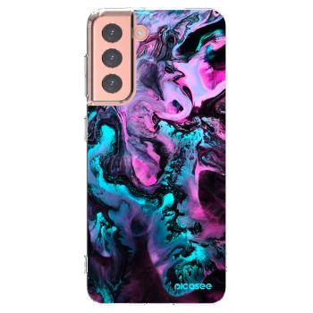 Picasee silikonowe przeźroczyste etui na Samsung Galaxy S21 5G G991B - Lean