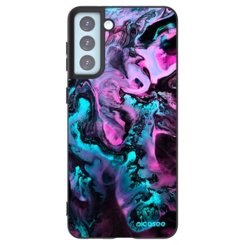 Picasee silikonowe czarne etui na Samsung Galaxy S21+ 5G G996F - Lean