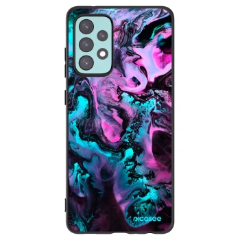 Picasee silikonowe czarne etui na Samsung Galaxy A72 A725F - Lean
