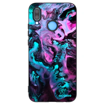 Picasee silikonowe czarne etui na Huawei P20 Lite - Lean