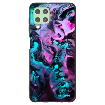 Picasee silikonowe czarne etui na Samsung Galaxy A22 A225F 4G - Lean