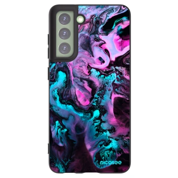 Picasee silikonowe czarne etui na Samsung Galaxy S21 FE 5G - Lean