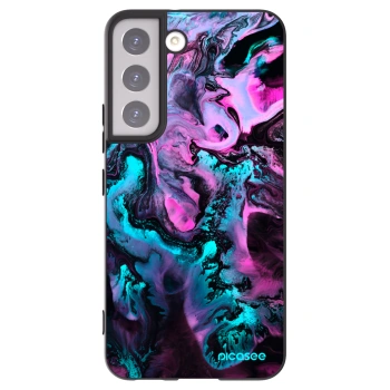 Picasee silikonowe czarne etui na Samsung Galaxy S22 5G - Lean