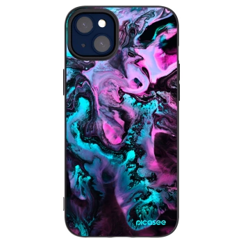 Picasee silikonowe czarne etui na Apple iPhone 14 Plus - Lean