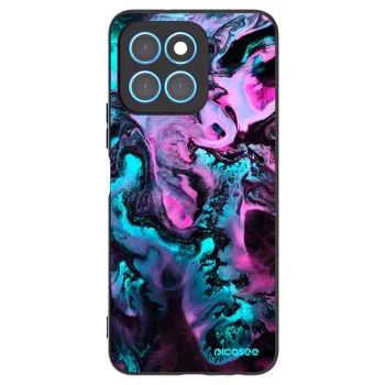 Picasee silikonowe czarne etui na Honor X8 5G - Lean