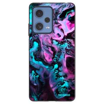 Picasee silikonowe czarne etui na Xiaomi Redmi Note 12 Pro 5G - Lean