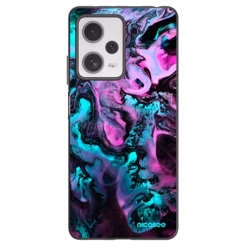 Picasee silikonowe czarne etui na Xiaomi Redmi Note 12 Pro+ 5G - Lean