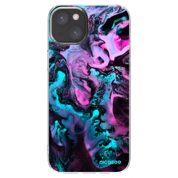 Picasee silikonowe przeźroczyste etui na Apple iPhone 15 Plus - Lean