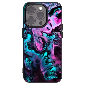 Picasee silikonowe czarne etui na Apple iPhone 15 Pro - Lean