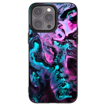 Picasee silikonowe czarne etui na Apple iPhone 15 Pro Max - Lean