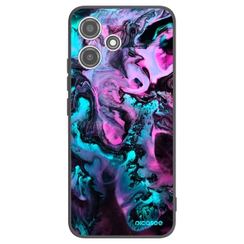 Picasee silikonowe czarne etui na Xiaomi Redmi 12 5G - Lean